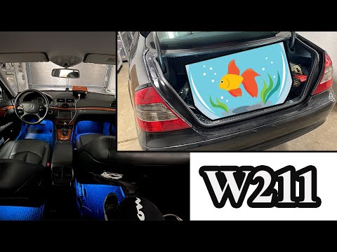 Видео: Протекает багажник моего Mercedes W211 (и установлены светодиодные лампы в зоне ног)