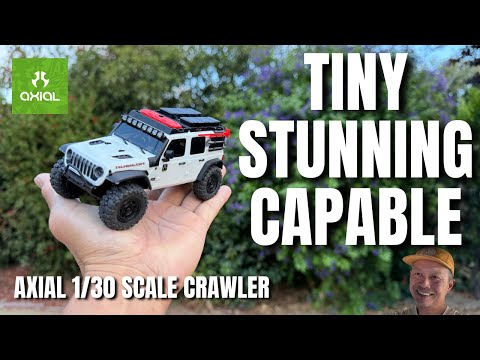 Видео: Самый маленький в мире радиоуправляемый гусеничный автомобиль? Axial SCX30 Jeep & Bronco ($99 RTR)