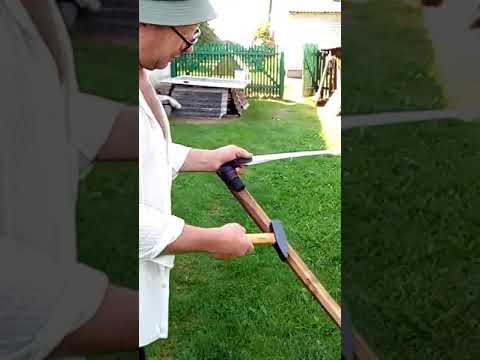 Видео: Мастер-класс по насадке косы.Как правильно и прочно насадить косу на косовье/ часть 2