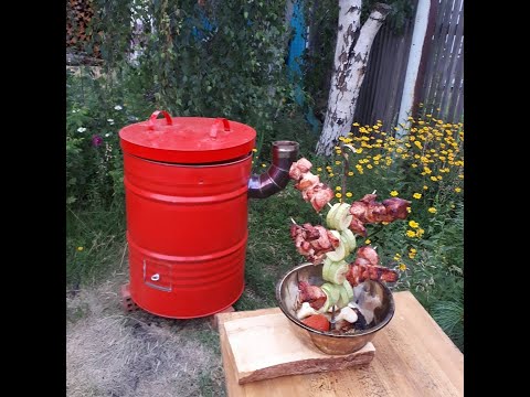 Видео: Испытания тандыра с трубой