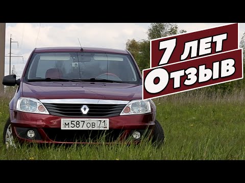 Видео: Рено Логан\\7 лет\\отзыв владельца.