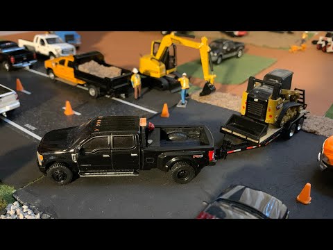 Видео: Тур по диораме Greenlight в масштабе 1/64 №3 Общественные работы, ландшафтная компания, строитель...