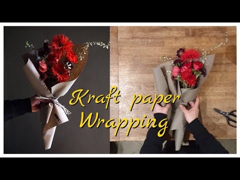 Видео: как обернуть букет цветов