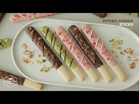 Видео: Домашний пеперо трёх вкусов! Рецепт шоколадных палочек для печенья | Фисташки, клубника и лотос