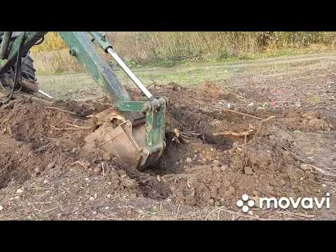 Видео: ЮМЗ 6 новый ковш в деле .