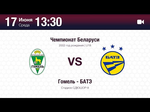 Видео: Гомель - БАТЭ | U18