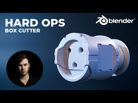 Видео: Цилиндр - Hard Ops и Box Cutter | Blender аддоны для Hard Surface | Уроки на русском для начинающих