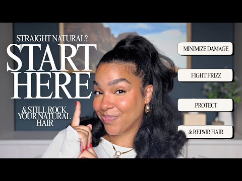 Видео: 7 способов изменить правила игры для натуральных прямых волос | Стартовый набор Straight Natural