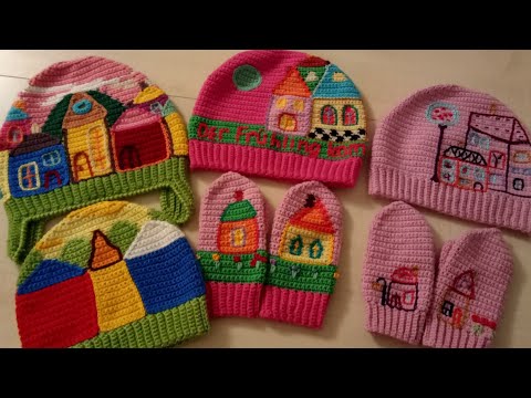 Видео: Шапочка для Киры.Этапы работы.