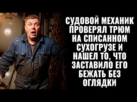 Видео: Судовой механик проверял трюм на списанном сухогрузе и нашел то что заставило его бежать без оглядки