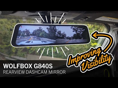 Видео: Улучшенный обзор заднего вида: установка зеркала видеорегистратора Wolfbox G840S на Jeep Wrangler...
