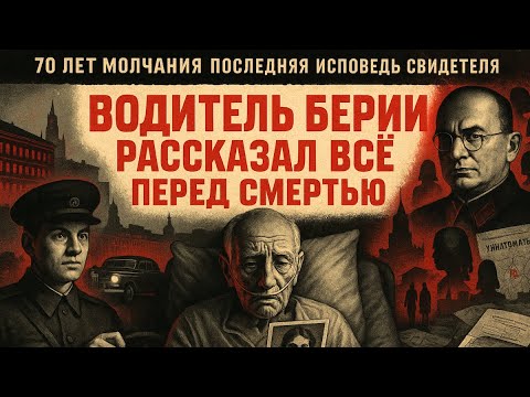 Видео: ВОДИТЕЛЬ БЕРИИ: 70 лет молчал, а теперь рассказал ВСЁ про сталинского палача!