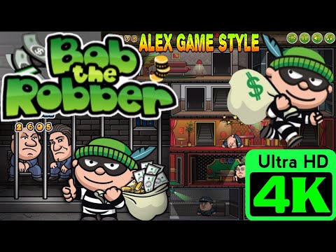 Видео: Боб-грабитель 1 (4K) Все уровни - прохождение (классическая игра)