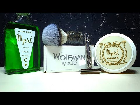 Видео: Life. Бритьё. Т станок Wolfman Razor WR2 1.25, косметика Myrsol Formula C, помазок Shavemac, Спутник