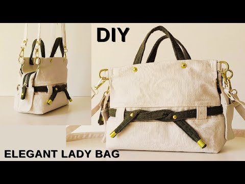 Видео: Как сшить женственную сумочку на молнии и через плечо #diy #sewingproject