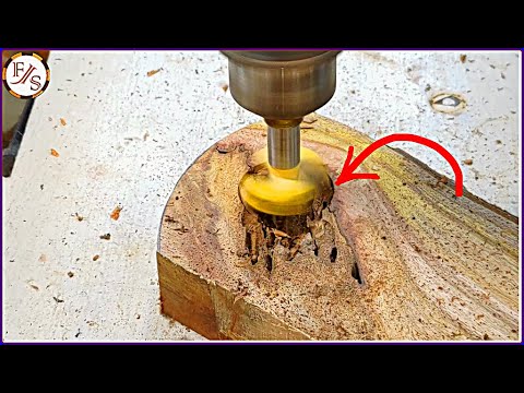 Видео: Потрясающая идея!! ДЕРЕВЯННОЕ бревно, которое будет сожжено. Невероятный результат.