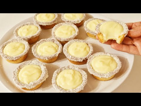 Видео: Кокосовые тарталетки /Десерт/. Рецепт тарта