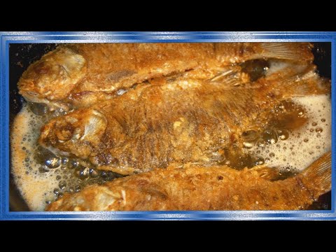 Видео: Жаренный карась без костей в сметане, Рецепты из рыбы от fisherman dv.27rus. #11