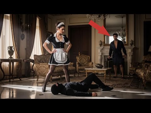 Видео: Девушка-охранник уложила грабителя, когда все сбежали