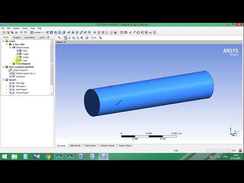 Видео: Основы работы с ANSYS Workbench и ANSYS CFX