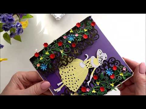 Видео: Обзор новых ножей и мастер класс открытки Дама с собачкой