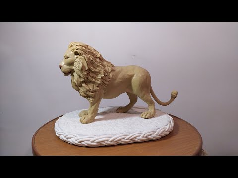 Видео: Как слепить Льва из пластилина,часть 2,