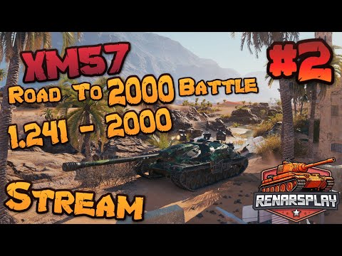 Видео: 🔥 Путь до 2000 боёв На XM57 🔥1 241🔥 Фармим Серебро 🔥 в World Of Tanks 2.0 - LV - #127 - #renarsplay
