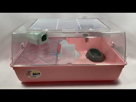 Видео: Клетка Ferplast Cage MINI DUNA HAMSTER для хомяков 55 x 39 x h 27 cm