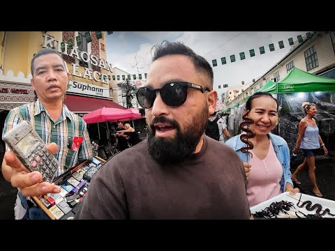 Видео: Сумасшедший рынок в Бангкоке, Таиланд 🇹🇭 (Каосан Роуд)