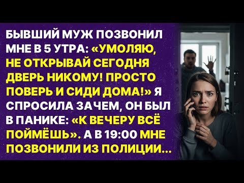 Видео: Бывший муж позвонил в 5 утра: «Не открывай дверь...