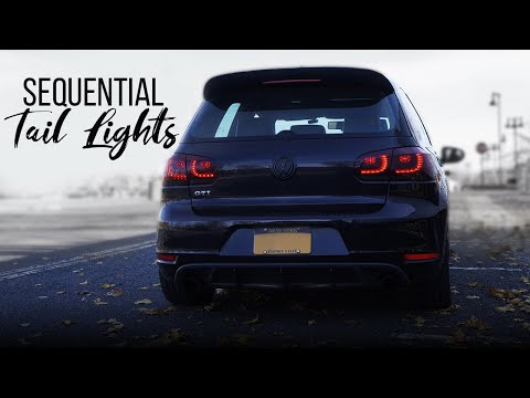 Видео: VW Golf Mk6 GTI Как установить последовательные задние фонари