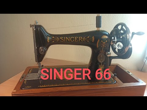 Видео: Швейная машина Singer 66. (1913, Clydebank, Scotland)