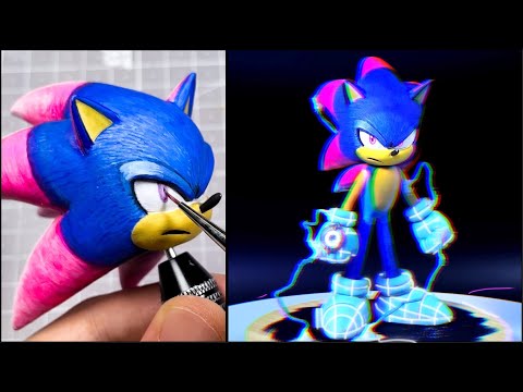 Видео: Создание Paradox Prism Sonic с помощью Clay / Netflix Sonic Prime [kiArt]