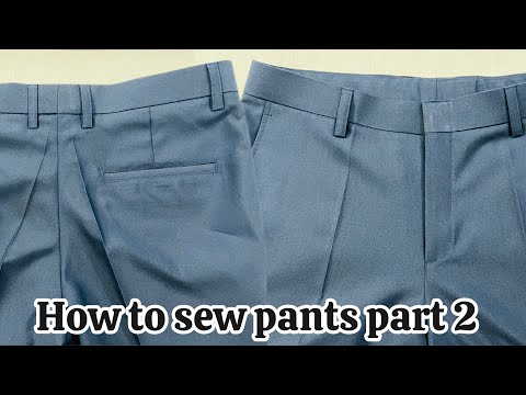 Видео: Часть 2. Специализация на идеальном шитье как подола, так и пояса брюк.