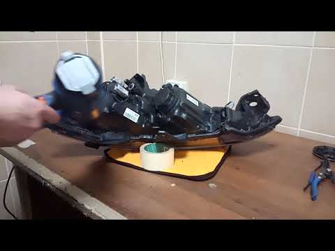 Видео: Митсубиси Аутлендр 3 улучшение света.