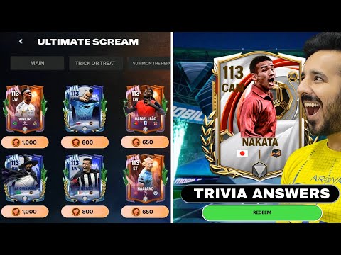 Видео: Активируйте код! Бесплатное командное событие 113 Nakata & Scream [Ответы на викторину 3-го дня] 😱