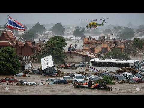 Видео: Хаос в Таиланде сегодня: катастрофические наводнения смывают дома и автомобили на Пхукете!