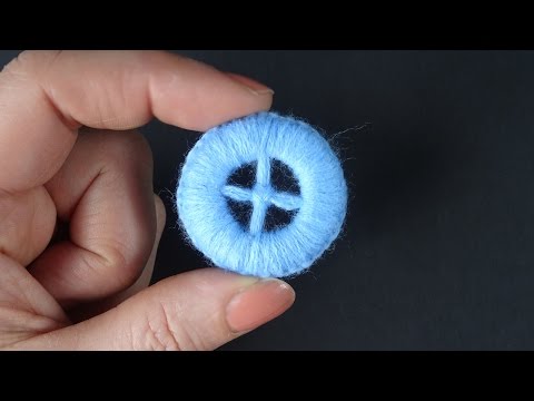 Видео: Как вязать пуговицу на кольце   Crochet buttton