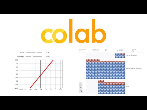 Видео: Google Colab - интерактивные графики, таблицы и виджеты!