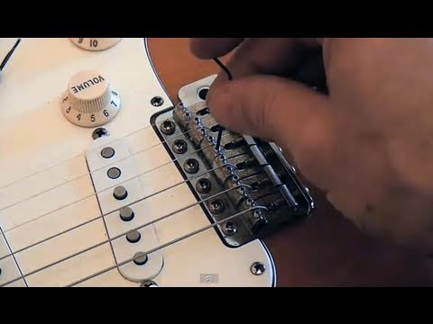 Видео: Идеальная настройка Stratocaster: настройка высоты струн — frudua.com