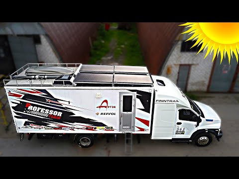 Видео: СТАВИМ СОЛНЕЧНЫЕ ПАНЕЛИ НА АВТОДОМ ГАЗон!!!