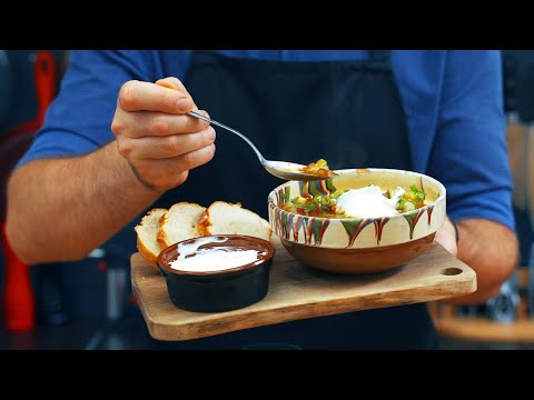 Видео: 🍲 Картофельный суп с цуккини и зеленой фасолью с сметаной | Летний суп | Играй на Qoob