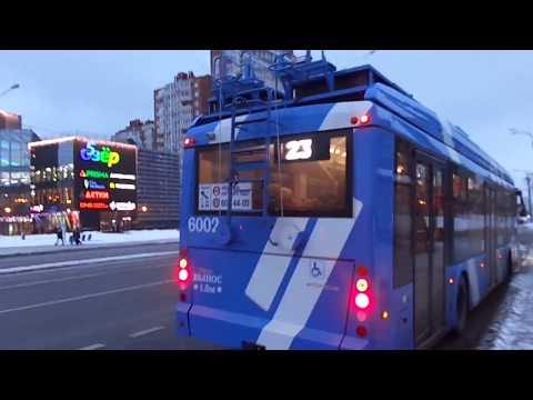 Видео: Троллейбус Санкт-Петербурга 8-66: ТролЗа-5265.02 б.6002 по №23 (29.01.18)