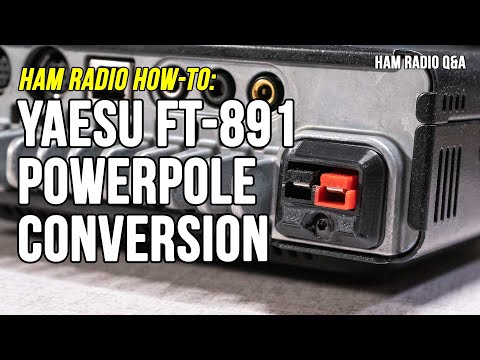 Видео: Новое и улучшенное: Yaesu FT-891 Powerpole Conversion #hamradioqa