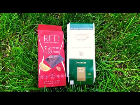 Видео: Сравнение шоколадки Президент без сахара и Шоколада Red .