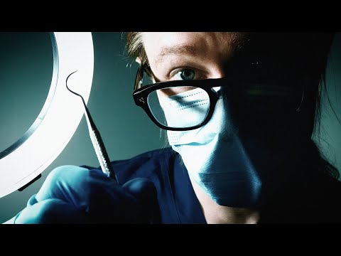 Видео: ASMR-осмотр у стоматолога | Расслабляющая медицинская ролевая игра (чистка и подсчёт зубов с инди...