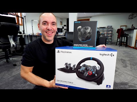 Видео: Распаковка, настройка и впечатления от игрового гоночного руля Logitech G29 Driving Force