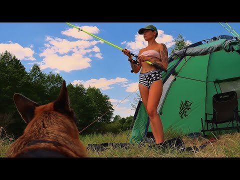 Видео: НА РЕКЕ Свислочь дикарями. Закидушки. Фидер. Еда на костре. КУПАЮСЬ В ЖАРУ! #389