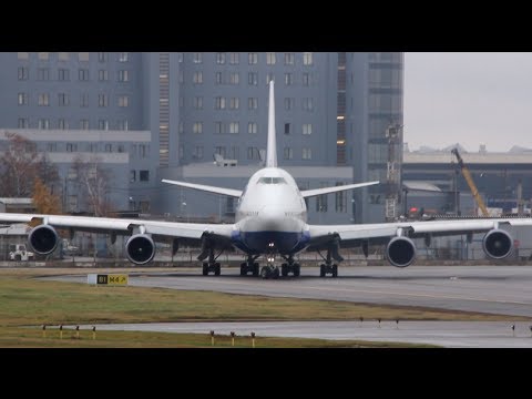 Видео: Transaero / Трансаэро EI-XLD Boeing 747-446 / Взлёт во Внуково (VKO/UUWW)