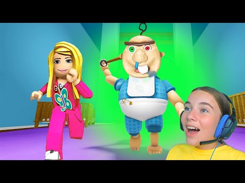 Видео: ПОБЕГ ОТ МАЛЫША в ROBLOX!